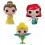 Disney - Coffret 3 Mini Figurines POP Belle, Ariel et Clochette - 4 cm