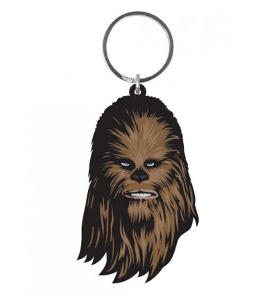 Star Wars - Porte-clés Chewbacca Caoutchouc - 6 cm