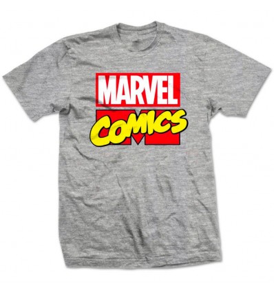 Marvel Comics - Gray T-shirt - Marvel Comics logo